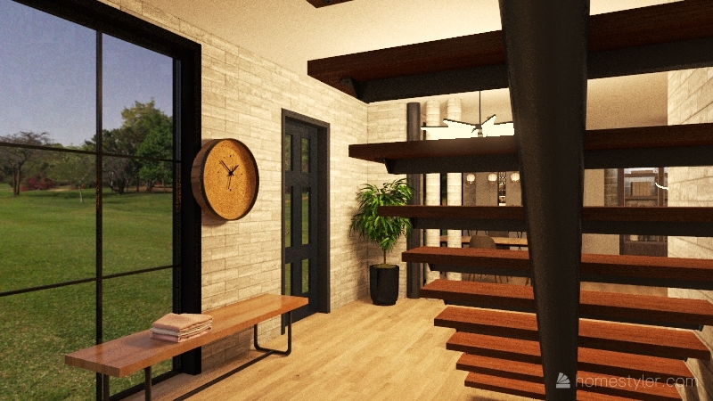 Casa doble 3d design renderings