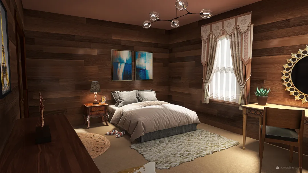 Rustic Relaxation M1 3d design renderings