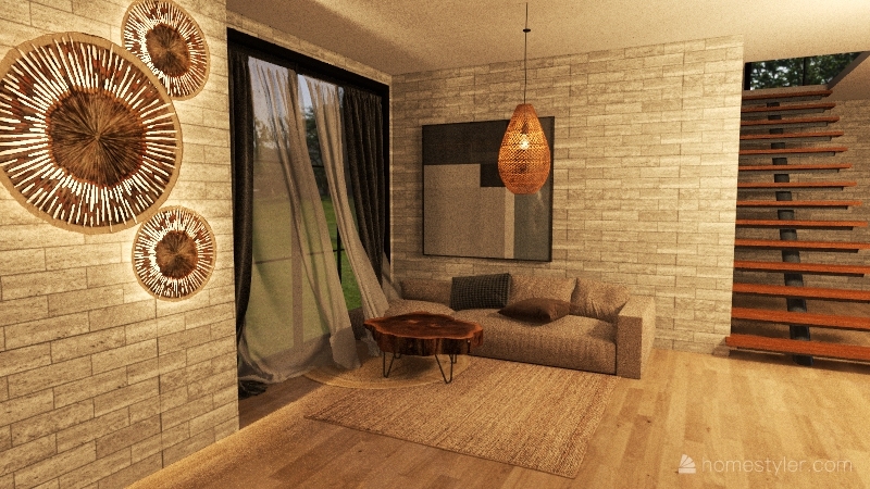 Casa doble 3d design renderings