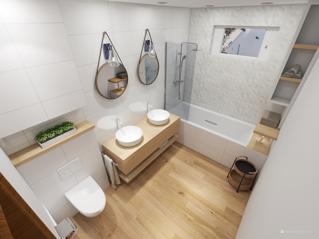 Ája - koupelna 3d design renderings