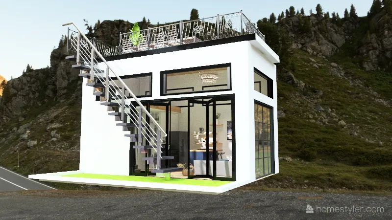 Tiny Home 3d design renderings