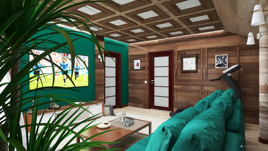 комната отдыха 3d design renderings