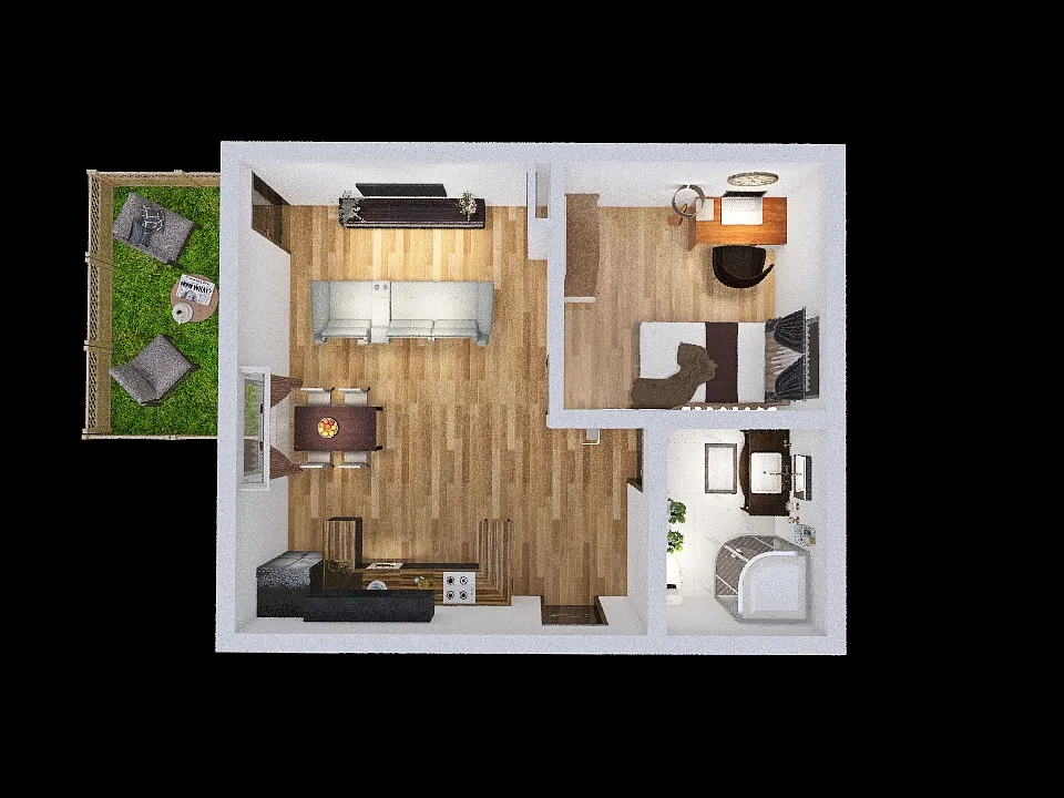 condominium #1 3d design renderings