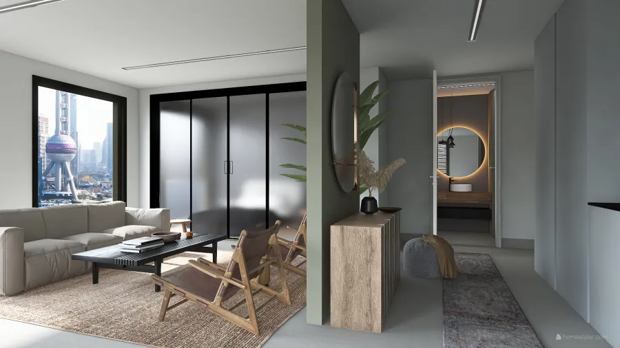 Sea apartment 3d design renderings