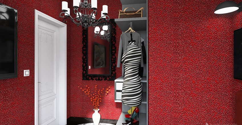 Residential - Small Appartment in Paris Interior Design Render