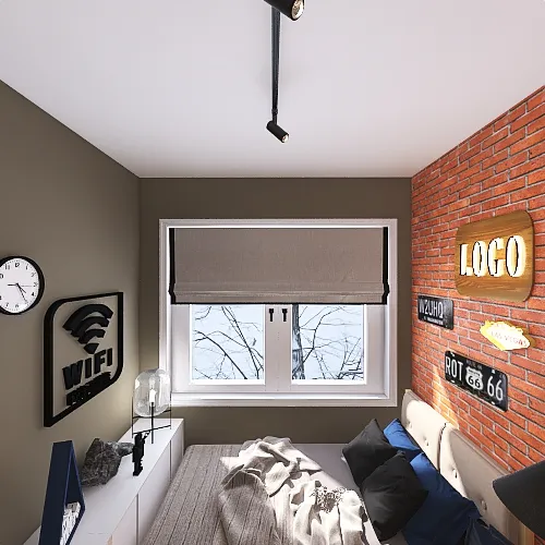 Pokój nastolatka 1 3d design renderings