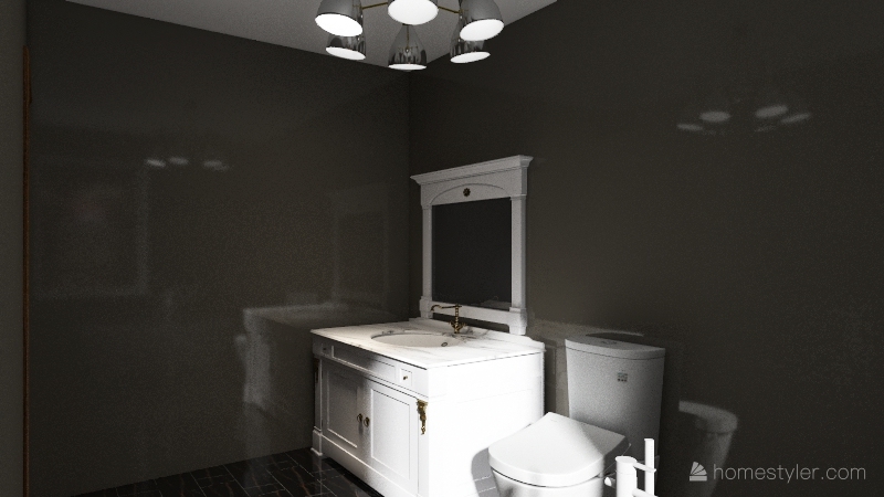 Pat bathroom redesign - Mahoro Audibert 3d design renderings