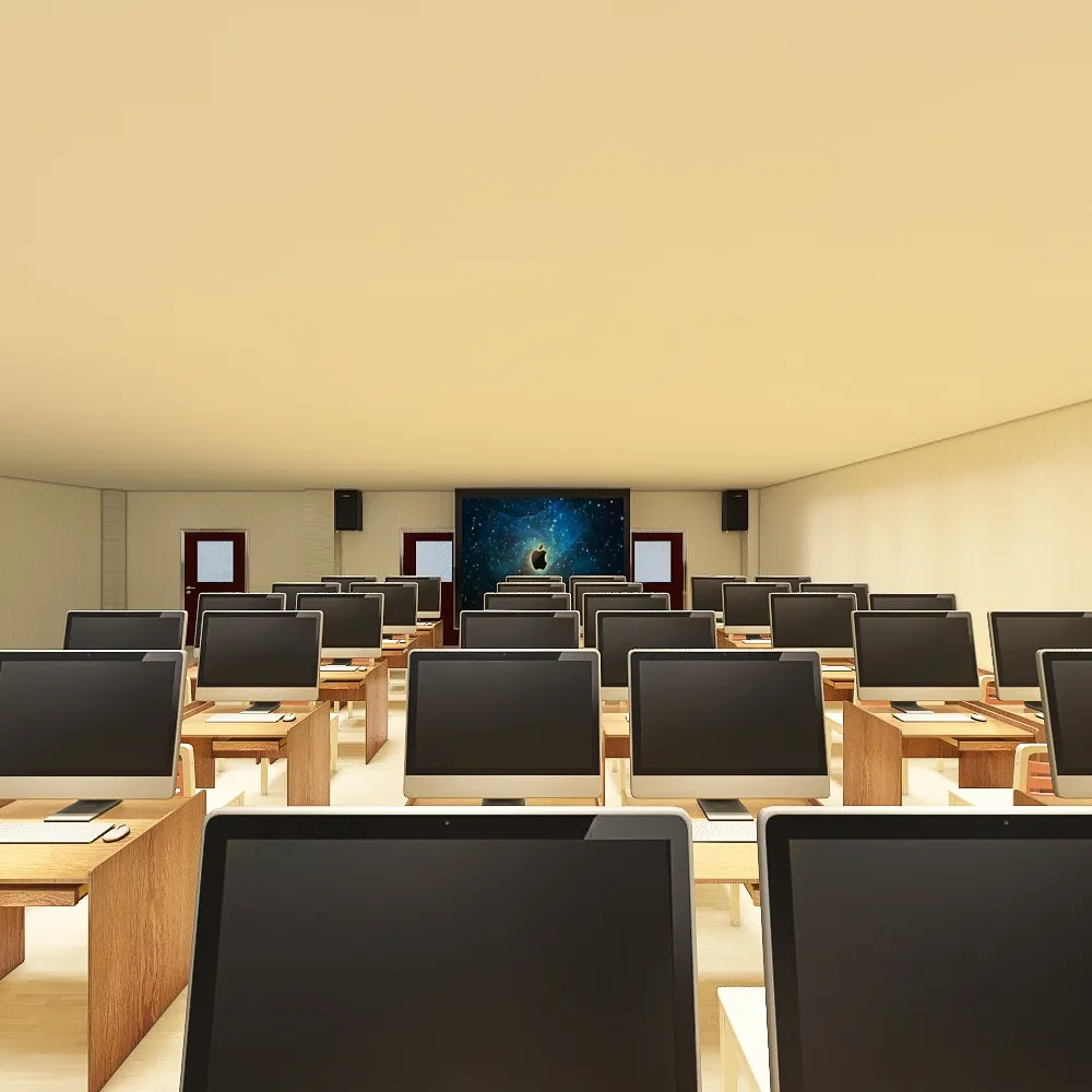 Computer Room (542) 3d design renderings