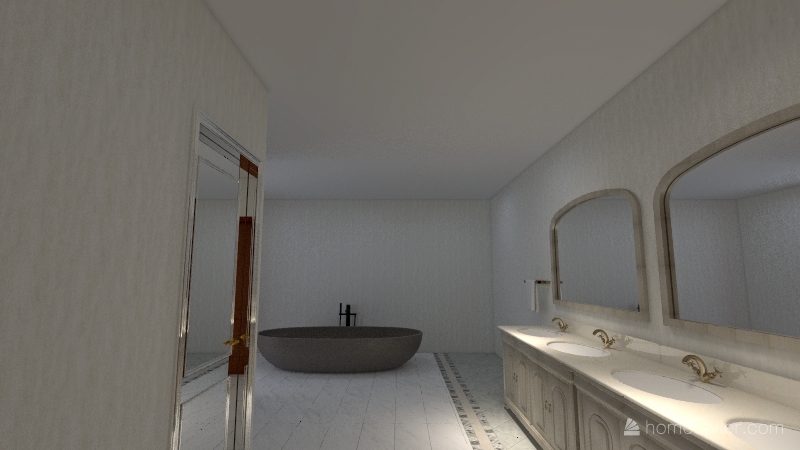 Dream Bathroom Interior Design Render