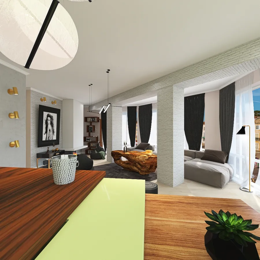 проект 2 cottage 3d design renderings