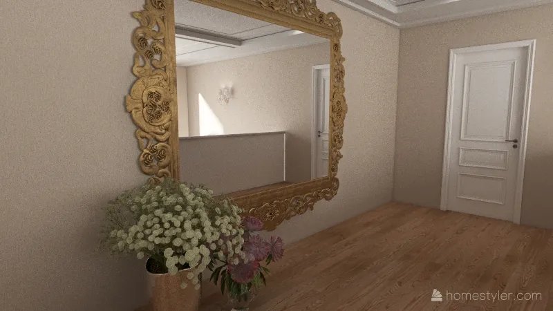 Classic house- 3 bedrooms/3 bathrooms 3d design renderings