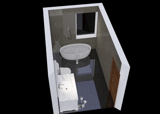 Pat bathroom redesign - Mahoro Audibert Design Rendering