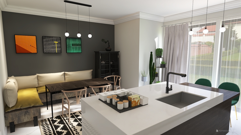 Cozy Family Villa 3d design renderings