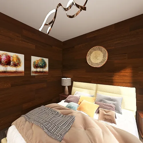 Ložnice 3d design renderings