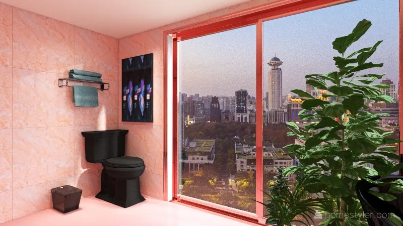 barbie pink 3d design renderings