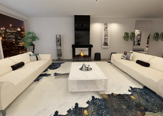 Living Room Redesign for KEIRA  Design Rendering