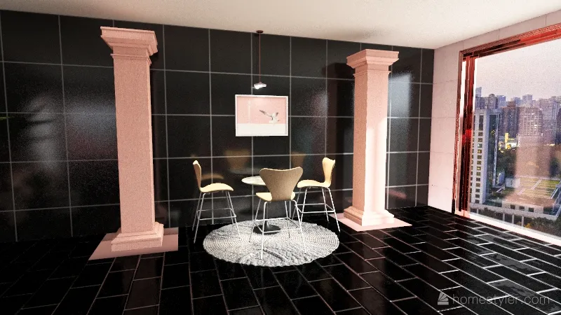 barbie pink 3d design renderings