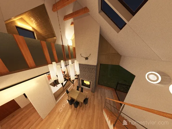 Dom jednorodzinny 3d design renderings