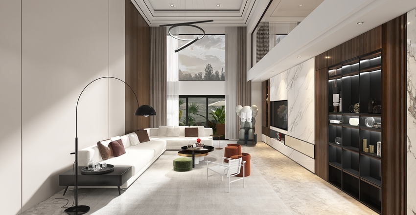 Multi Floor Demo 2 - Duplex Interior Design Render