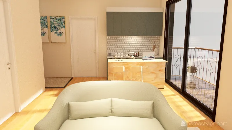 a luxury city apartment 3d design renderings