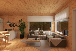 Small Cabin in the Woods Design Rendering