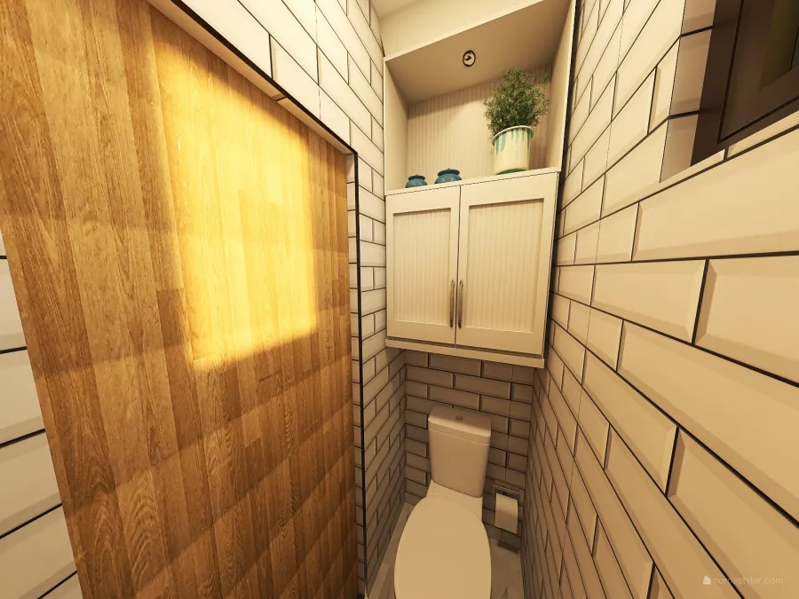 StyleOther ColorScemeOther Beige Bathroom1 3d design renderings
