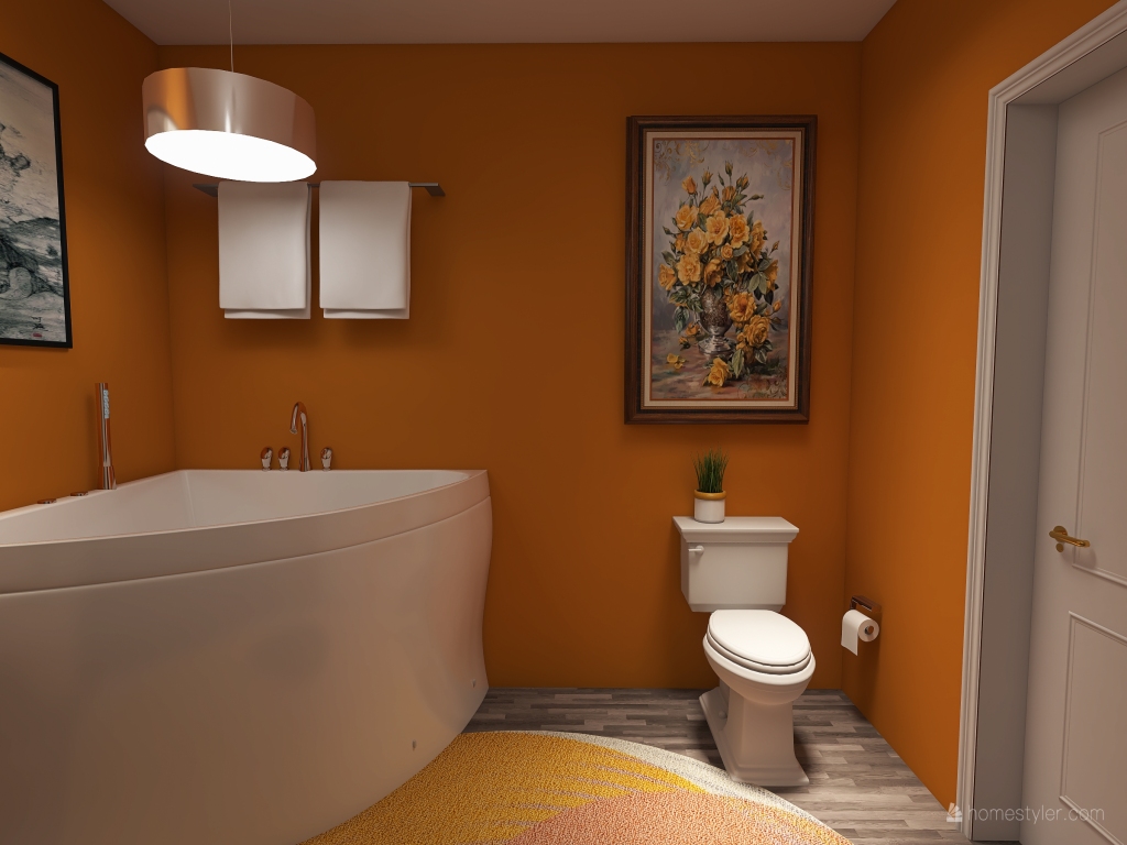 Yoni's Redesigned Master Bathroom - Anaya Parikh 3d design renderings