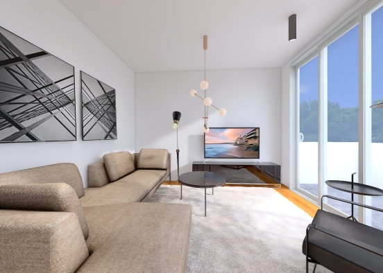 Living Room Design Design Rendering