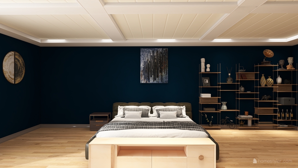Mukhil Prabu Bedroom Remodel 3d design renderings