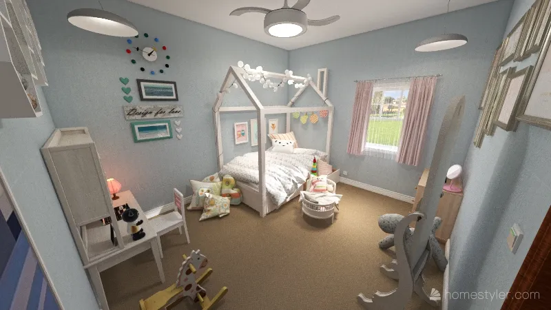 KidsRoom 3d design renderings