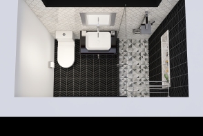 AD's Bathroom Renovation Design Rendering