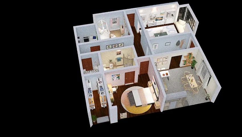 Cassidy Zaremba's House Plan Project 3d design picture 147.86