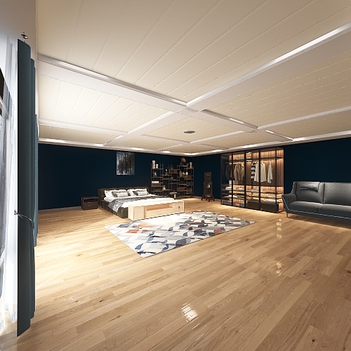 Mukhil Prabu Bedroom Remodel Interior Design Render
