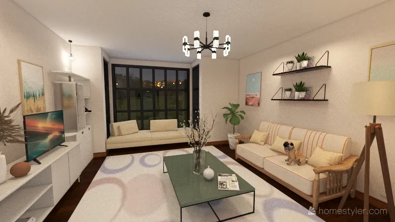 LivingRoom 3d design renderings