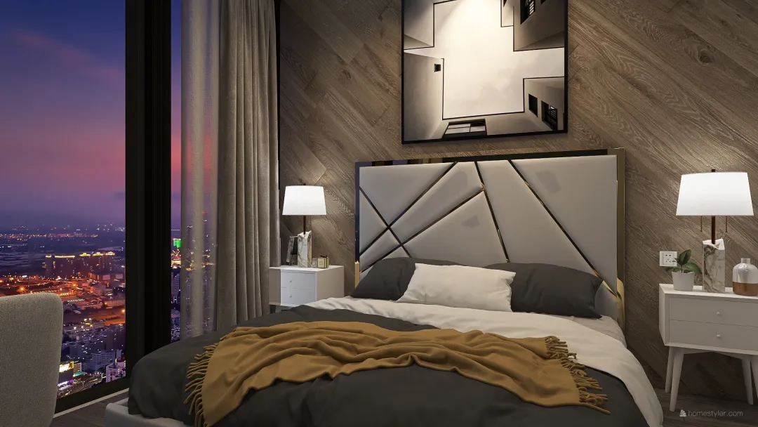 modern small apartment 3d design renderings