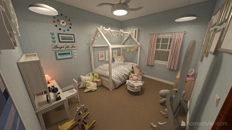 KidsRoom 3d design renderings