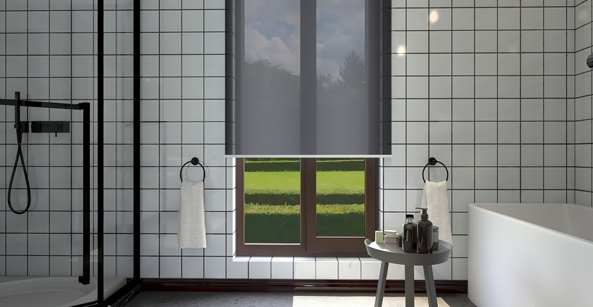 Bauhaus Inspired, double story. Interior Design Render