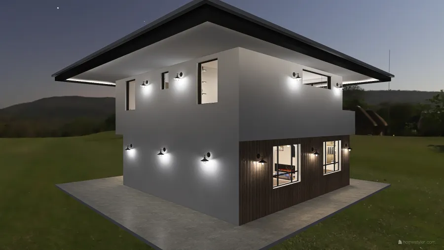 2 Storey house 3d design renderings