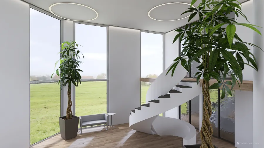 Residence - Lobby 3d design renderings
