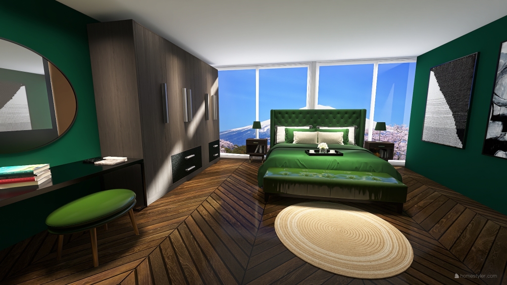 10 minute green room challenge 3d design renderings