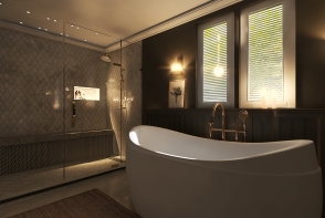 Bedroom & Bathroom Project Design Rendering