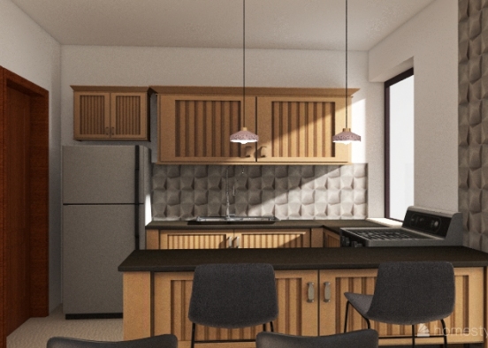 Casa de Warde - Cozinha 2 Design Rendering