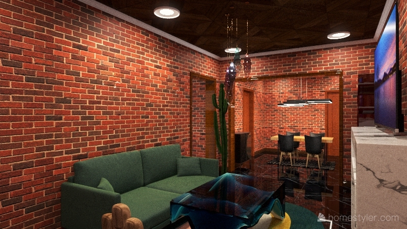 2 Bedroom Apartment Home Decoration Project And 3d Renderings Inspiration 11 Kenny Radecki Homestyler