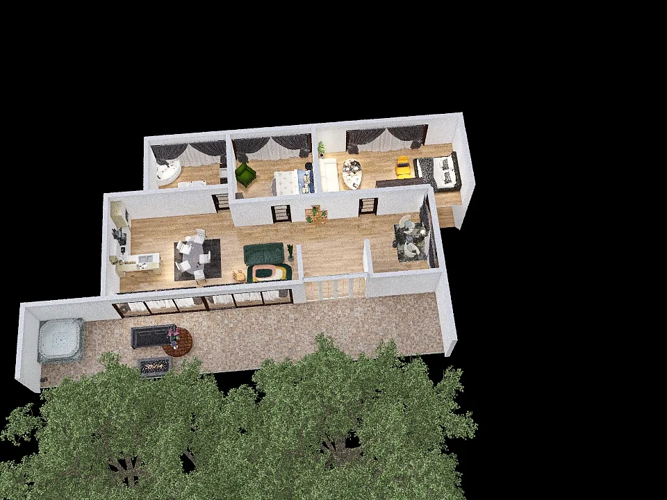 Casa Famigliare 3d design renderings