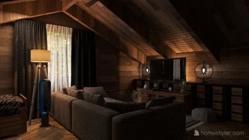 Rustic150 Tanglewood Ln Cabin 3d design renderings