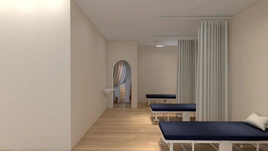 Clinic Reception 3d design renderings