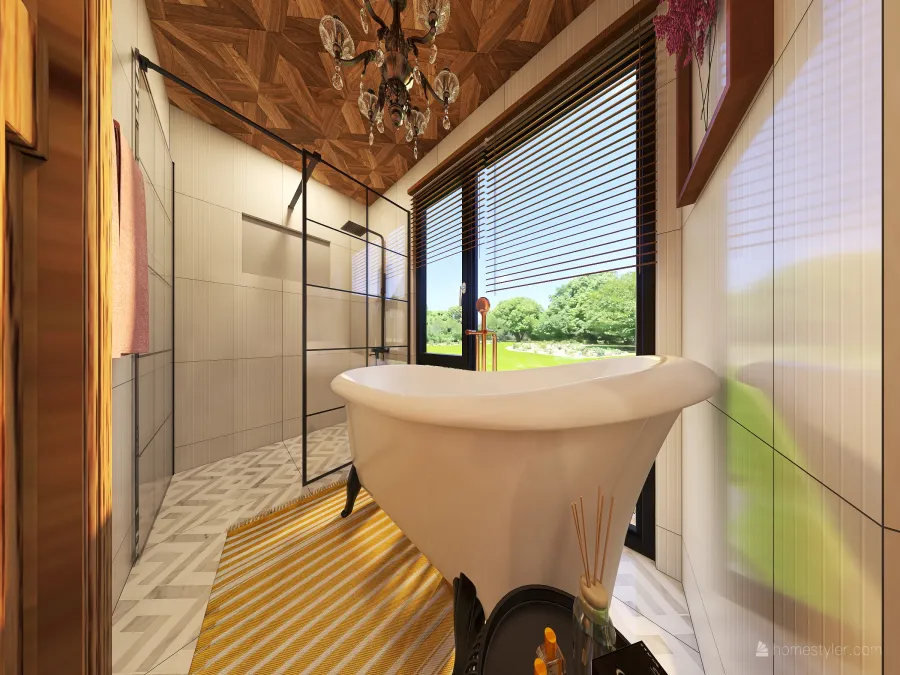 StyleOther ColorScemeOther Beige Second Bathroom1 3d design renderings