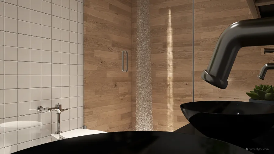 Underground Sanctuary Bathroom 3d design renderings