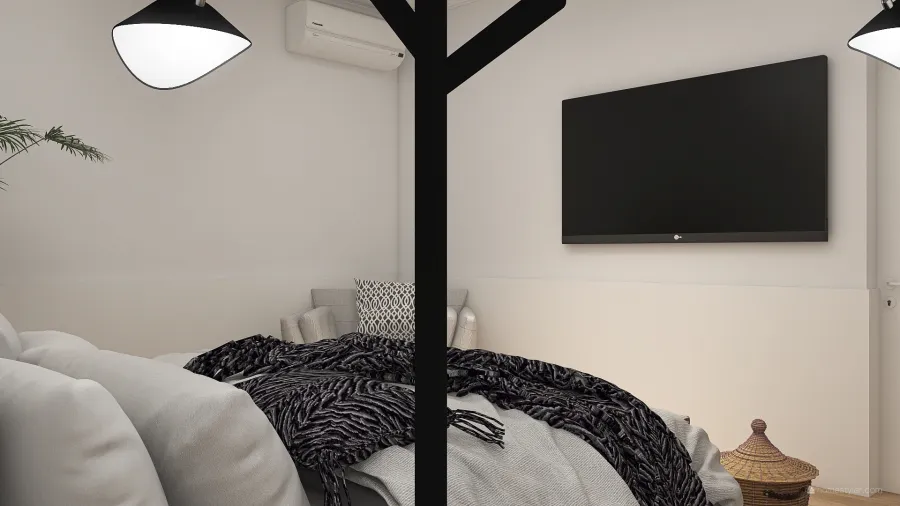 Underground Sanctuary Bedroom 3d design renderings