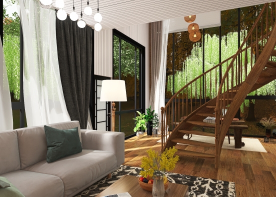 small loft in the forest Design Rendering